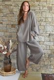Santos Cushion Cotton Quirky Pant Earth 